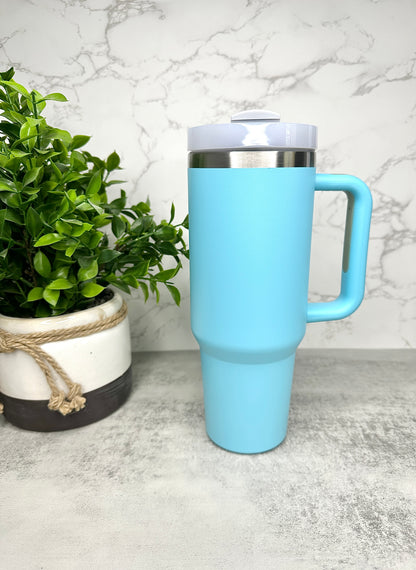 Stanley 30 Oz Tumbler Tactful Teal Limited Edition. No Straw.